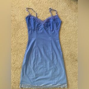 I.AM.GIA blue slip dress